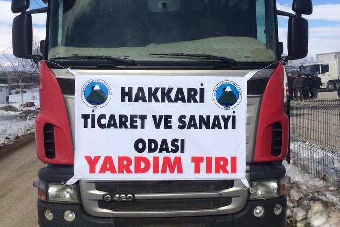 HATSO yardım tırı deprem bölgesinde
