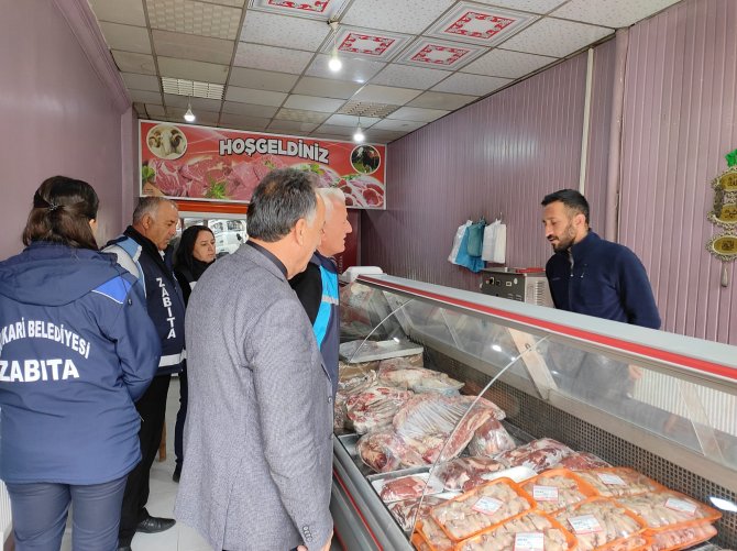 Hakkari Zabıtasından genel denetim