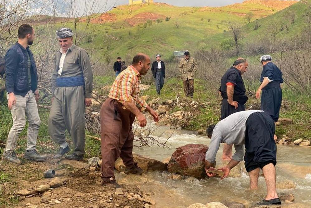 Derecik'te yağış birçok köyü susuz bıraktı