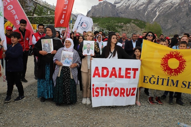 Hakkari'de 1 Mayıs coşkuyla kutlandı