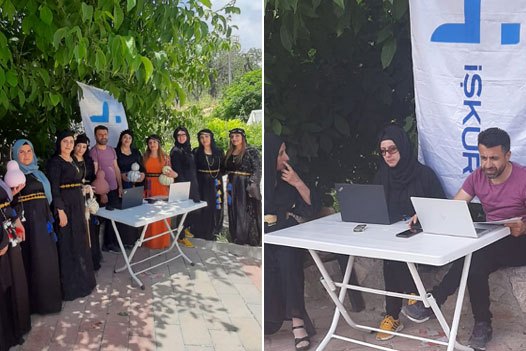 Hakkari İŞKUR bilgilendirme standı açtı