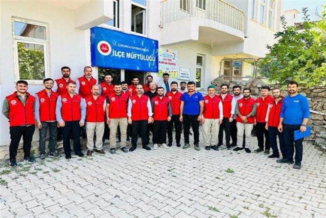 Şemdinli müftülüğü arama kurtarma ekibi kurdu