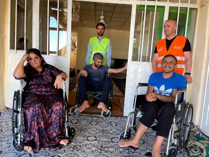 Yeşilova'daki engeliler sevindirildi