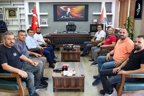 Gazetecilerden Yeni Emniyet Müdürüne Ziyaret