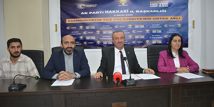 AK Parti Hakkari İl Başkanı Kaya'dan kongre açıklaması