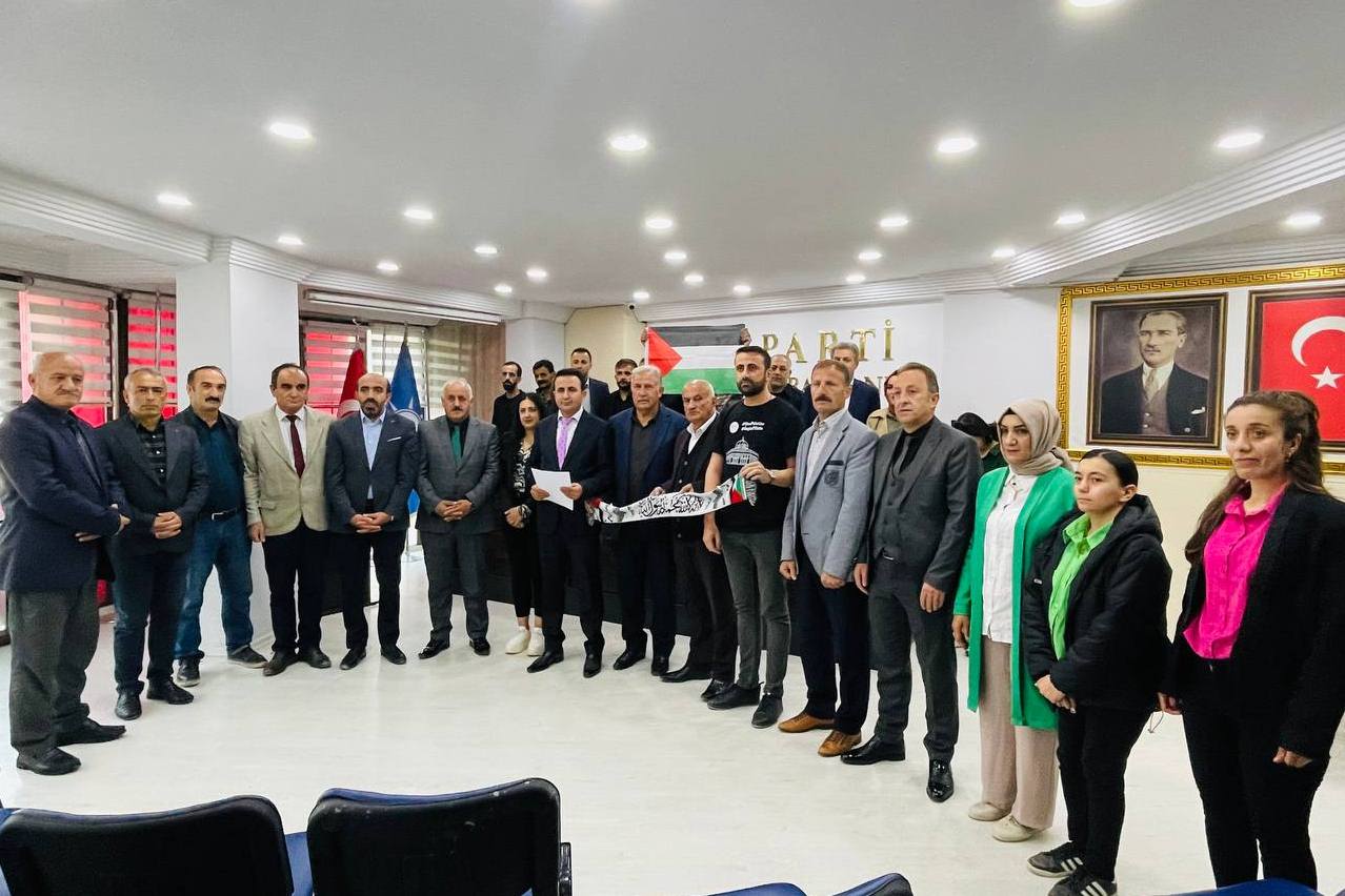 AK Parti Hakkari İl Başkanlığından Filistin açıklaması