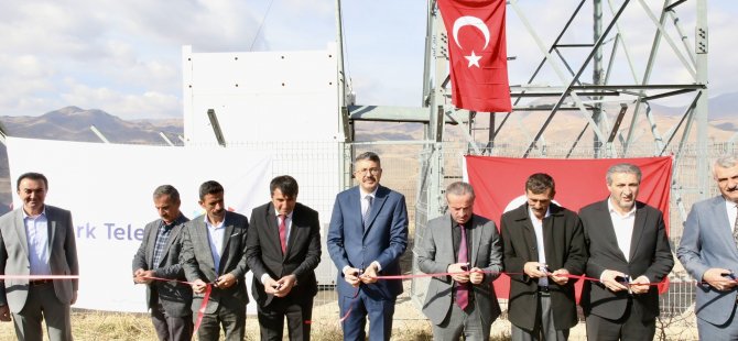 Kato dağı eteklerinde GSM baz istasyonu açılışı