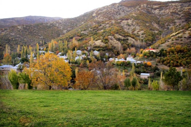 Yüksekova’da sonbahar güzelliği