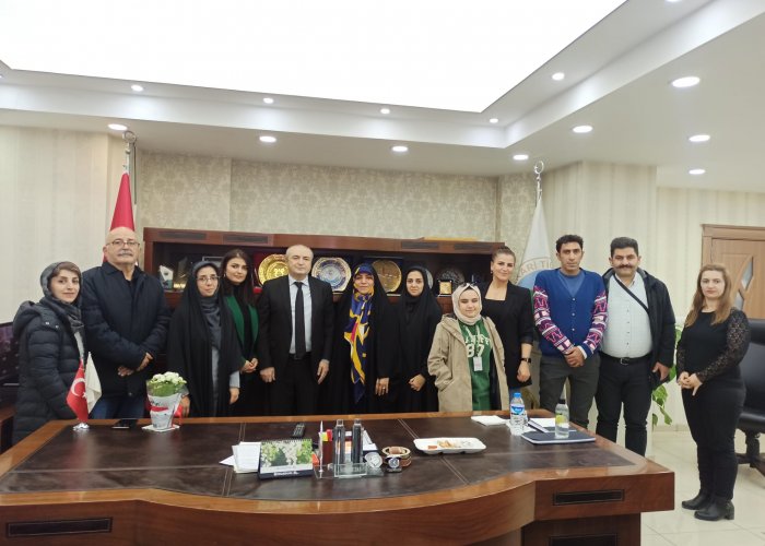 İRANLI TURİZM ACENTELERİ TEMSİLCİLERİ HATSO'YU ZİYARET ETTİ.