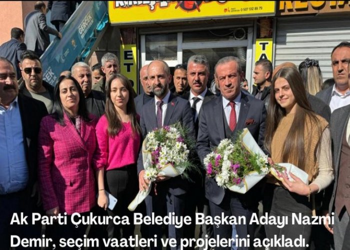 Ak Parti Belediye Başkan Adayı Demir Vaatlerini açıkladı.