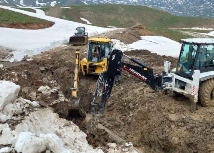 Berçelan’daki su çalışması 3. gününde