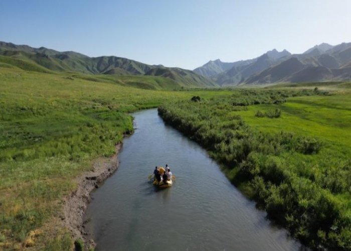 Faraşin Yaylasında rafting yaptılar