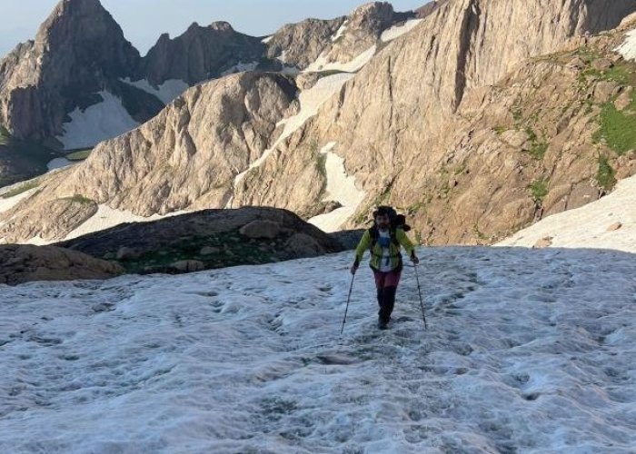 Giresunlu dağcı Hakkari Cilo'ya tırmandı
