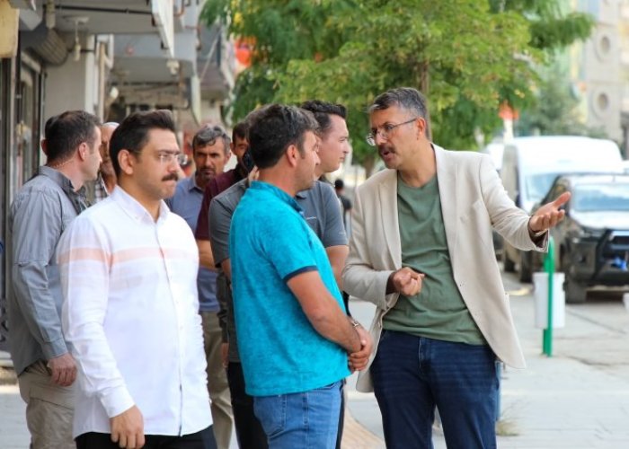 Vali Çelik esnafların taliplerini dinledi