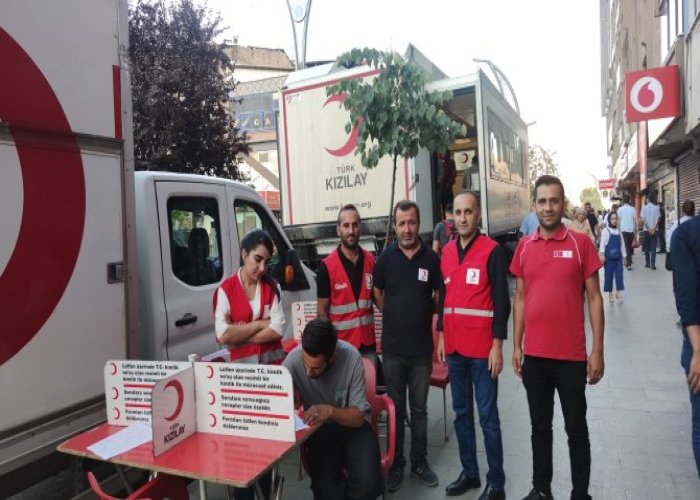 Hakkari'de kan bağışçılarına bronz madalya