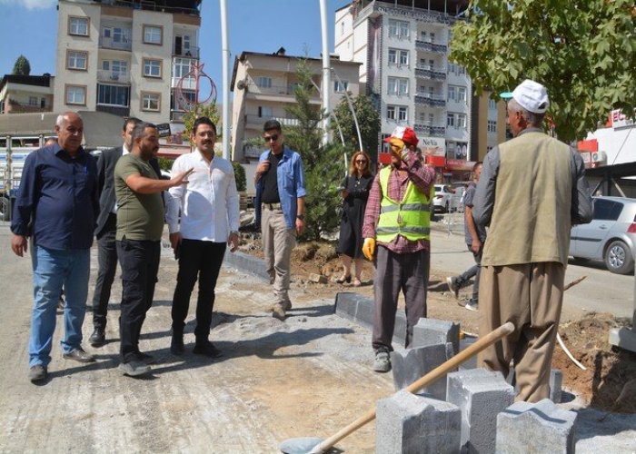 Mahmutoğlu, entteki hizmet alanlarını denetledi