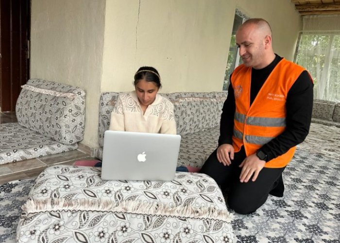 Görme engelli Kaya'nın hayalı gerçek oldu