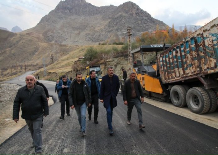 Vali Çelik Biçer'deki çalışmaları denetledi