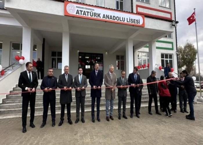 Yüksekova Atatürk Anadolu Lisesi'nin açılışı yapıldı