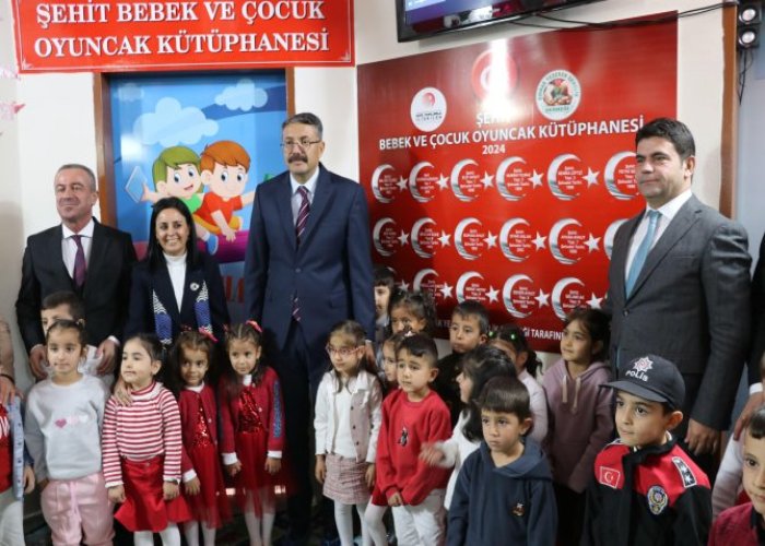 Şehit Bebek ve Çocuk Oyuncak Kütüphanesi açıldı