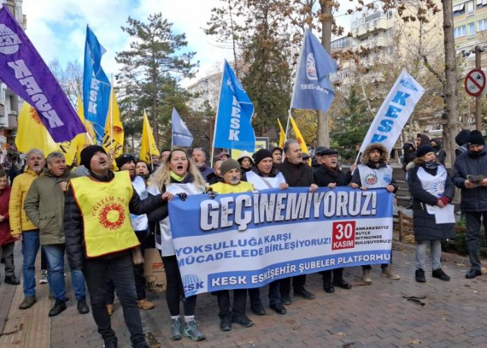 Eskişehir'de emekçiler hakları için yürüdü