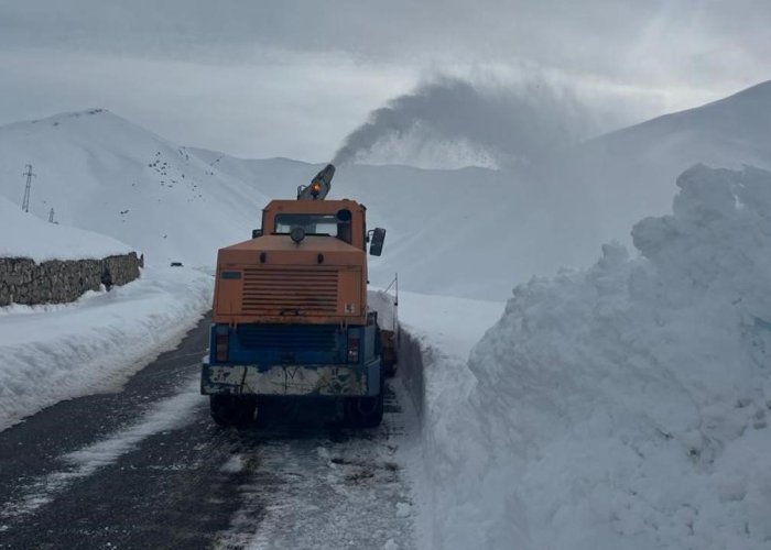 Hakkari'de kar yağışı