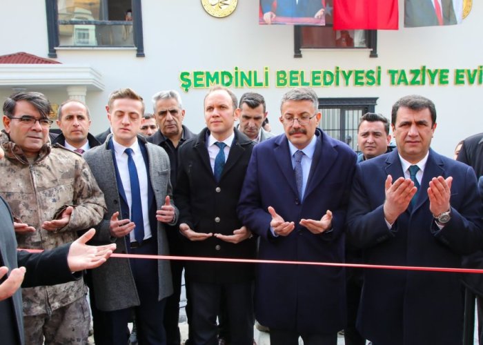 Şemdinli'de taziye evi açılışı yapıldı