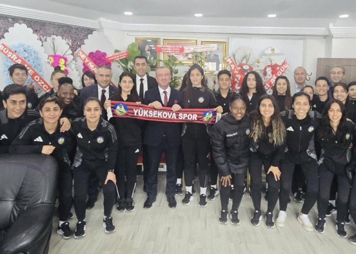 Yüksekova Spor'dan Başkan Kaya'ya ziyaret