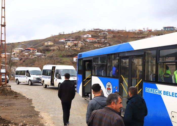 Sınırda ilk toplu taşıma hizmete girdi