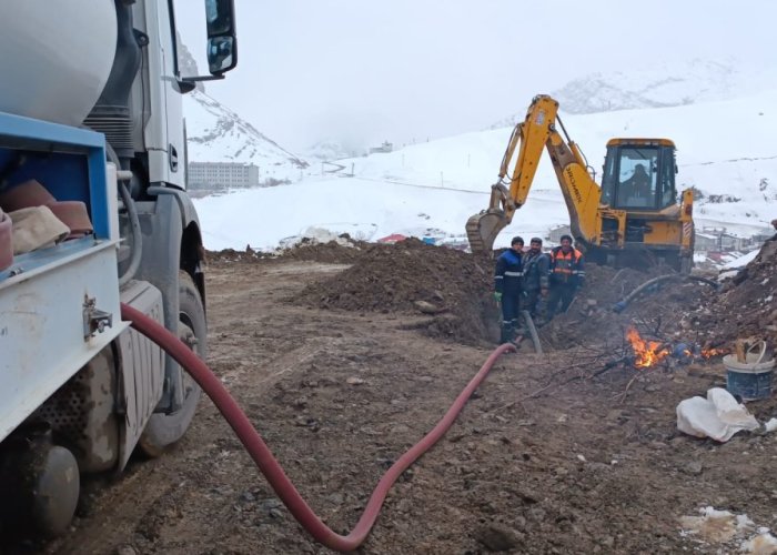 Hakkari'de belediye ekipleri alarmda