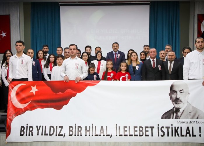 Hakkari'de İstiklal Marşının kabulü anma etkinlikleri