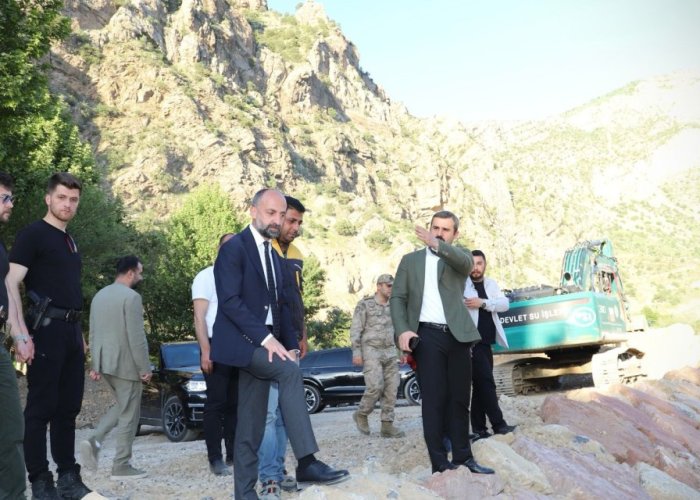 Başkan Demir Bungalov evi İnşaatında İncelemelerde Bulundu