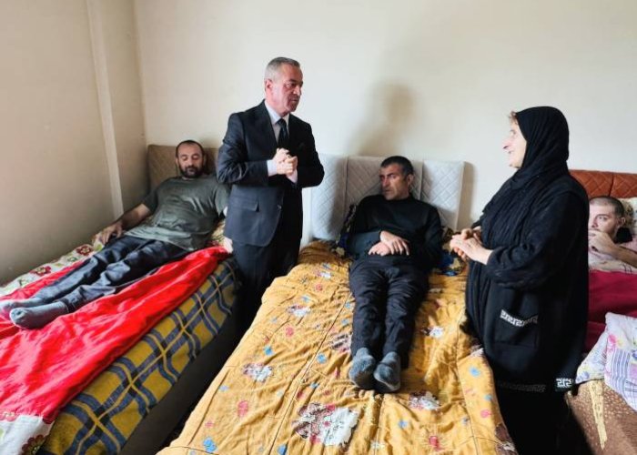 Başkan Kaya'dan Çelik ailesine anlamlı ziyaret
