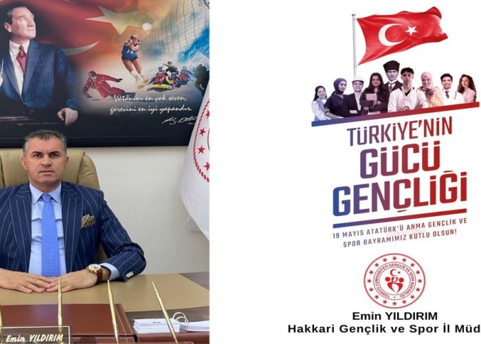 Müdür Yıldırım'dan 19 Mayıs mesajı