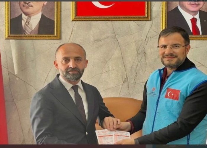 Başkan Demir'den (TDV) 'e vekaletle kurban bağışı
