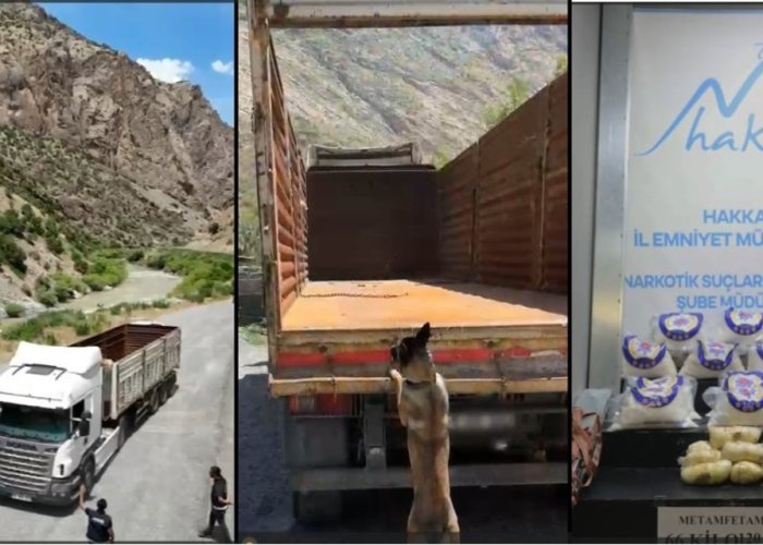Hakkari’de Tırda 66 kilo Metamfetamin ele geçirildi