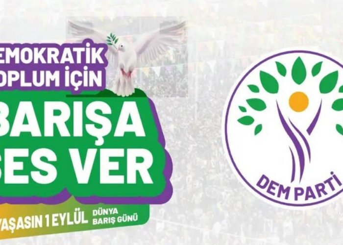 DEM Parti’den 1 Eylül Dünya Barış Günü Açıklaması