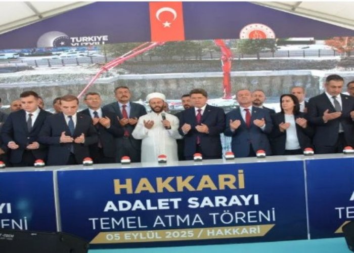 Bakan Tunç, Hakkari adliyesi sarayı temelini attı