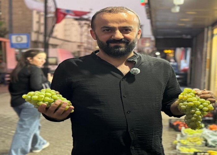 Şemdinli üzümü tezgâhlarda yerini aldı