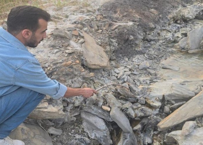 Hakkari'de gizemli kükürt vadisi