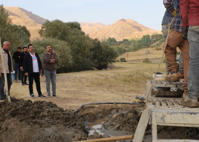 Hakkari’de sondajla su arayışı devam ediyor