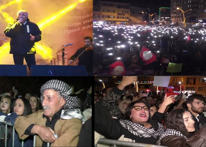 Xero Abbas Hakkari konserine binler katıldı