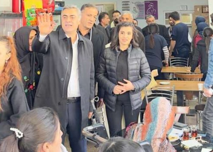 Eş Başkanlardan Hakkari Devlet Hastanesi’ne ziyaret