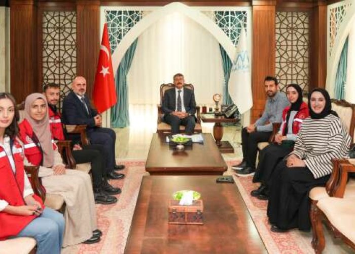 İki ayrı heyetten Vali Çelik'e ziyaret