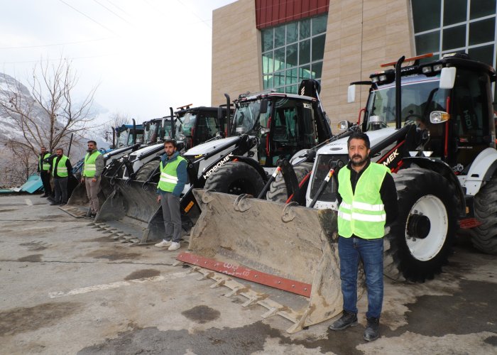 Hakkari’de Karla Mücadele Seferberliği