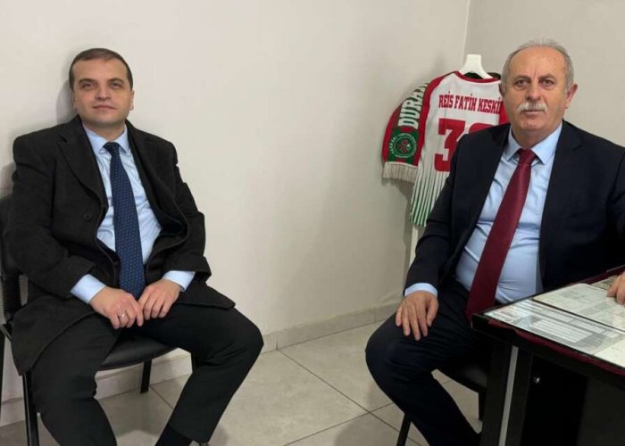 Başsavcı Hazinedaroğlun’dan Keskin’e ziyaret