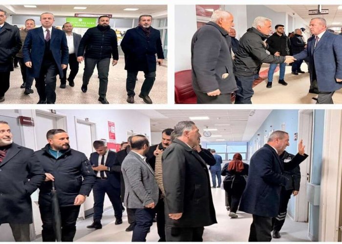 Başkan Kaya'dan yeni yıl akşamı hastaları unutmadı