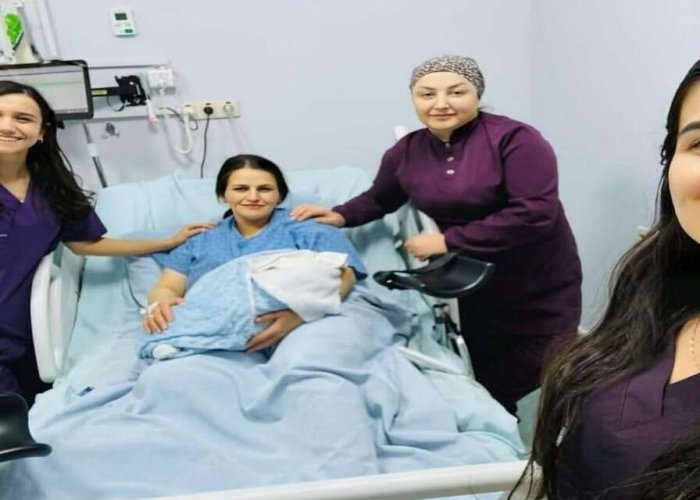 Hakkari'de yılın ilk bebeği dünyaya geldi