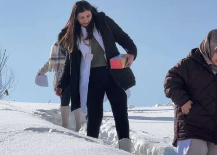 Sağlık ordusu zorlu coğrafyaya meydan okuyor