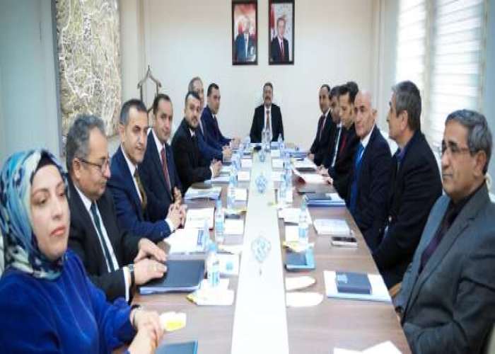 Vali Ali Çelik Başkanlığında il özel idaresi bütçe toplantısı yapıldı